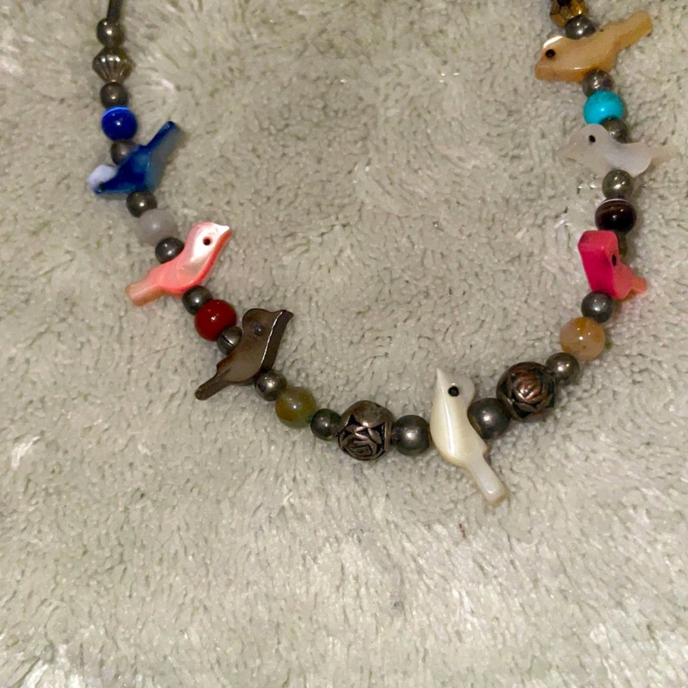 Native American Jewelry bird fetish- Made in America. . . . . . . . .